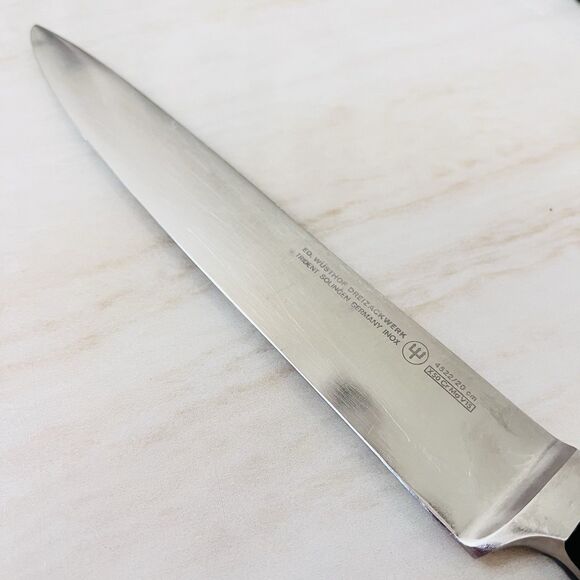 Vintage ED. WÜSTHOF DREIZACKWERK Carving Knife 8" 4522/20cm Solingen Germany - Picture 2 of 10